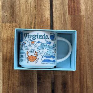 Starbucks Virginia Been There Series Collectible Mug Cup NEW BOX DAMAGE